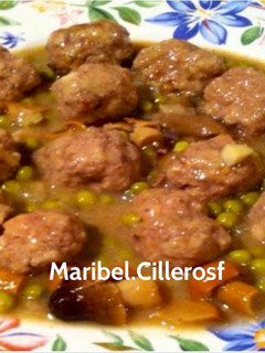 Una foto de Albóndigas al azafrán