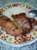 Cuy dorado con arroz
