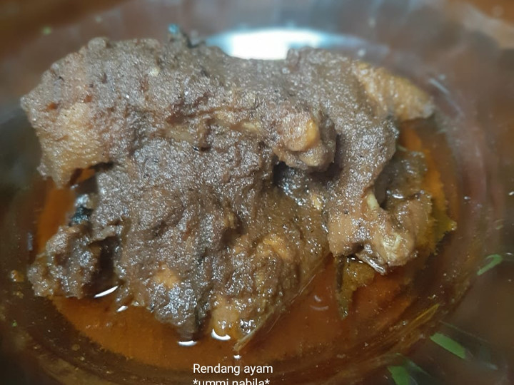 Ini dia! Bagaimana cara memasak Rendang ayam  nikmat