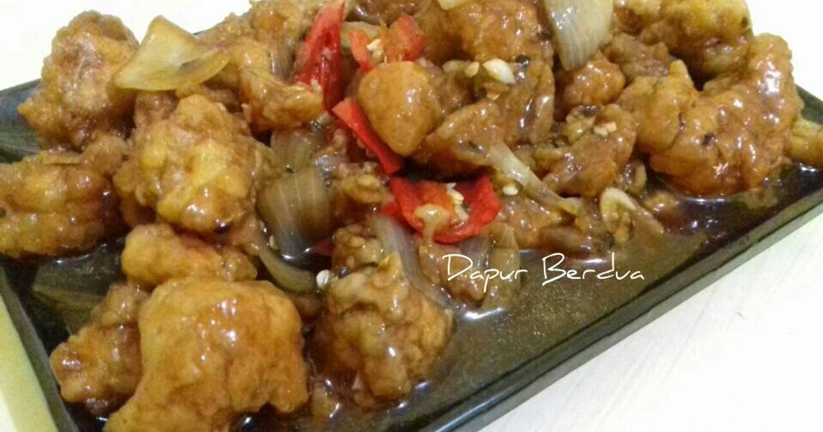 Resep Ayam Krispi Saus Lada Hitam Oleh Dapur Berdua Cookpad