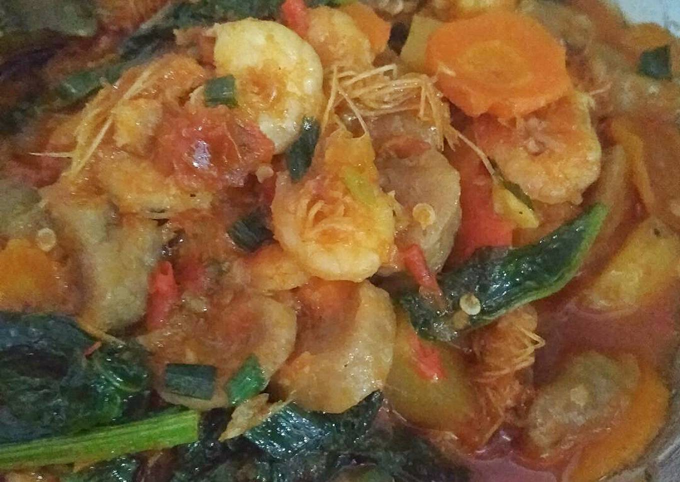 Udang rica rica