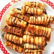 Pisang keju kulit pangsit topping coklat