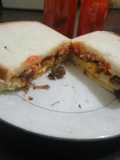 Sandwich domba ketemu telur
