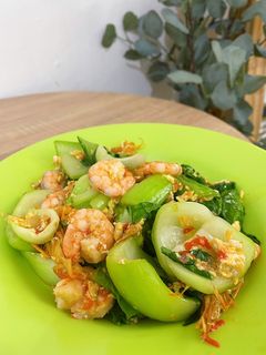 Foto resep Tumis pakcoy udang