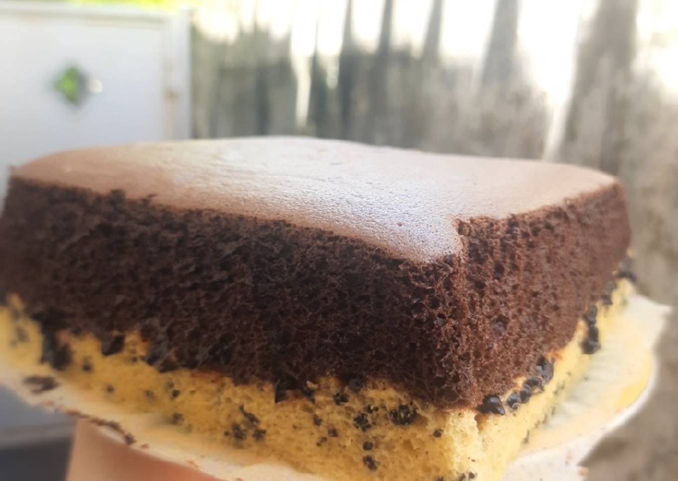 Oreo Choco castella cake