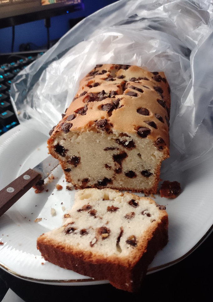 Una foto de Budín de Vainilla con Chips de Chocolate