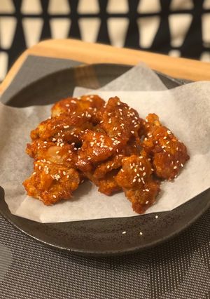 韓式辣炸雞 的食譜成品照片