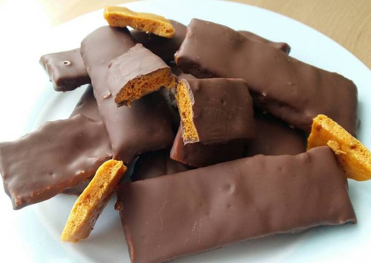 Simple Way to Prepare Any-night-of-the-week Vickys Homemade &#39;Cadburys Crunchie&#39; Bars, GF DF EF SF NF