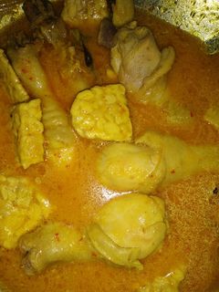 Foto resep Ayam tempe santan