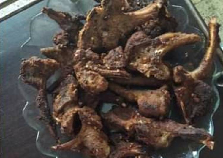 Fried Masala Mutton Chops