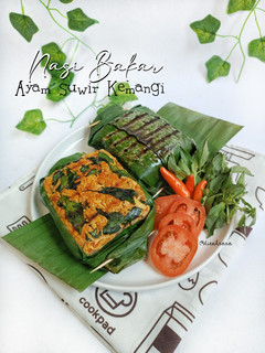 Foto resep Nasi Bakar Ayam Suwir Kemangi 🌿