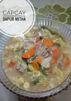 Foto resep Capcay daging