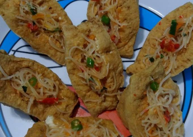 Cara Gampang Menyiapkan Tahu coklat isi buhun mercon yang Bisa Manjain Lidah