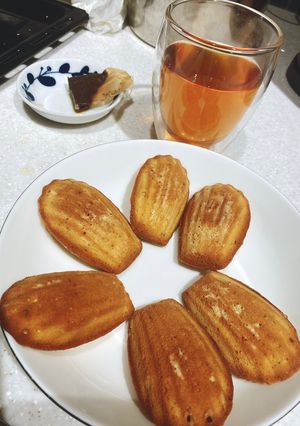 檸檬蜂蜜瑪德蓮 的食譜成品照片