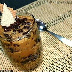 Frozen Chocolate Custard With Brownie A picture of Frozen Chocolate Custard With Brownie.