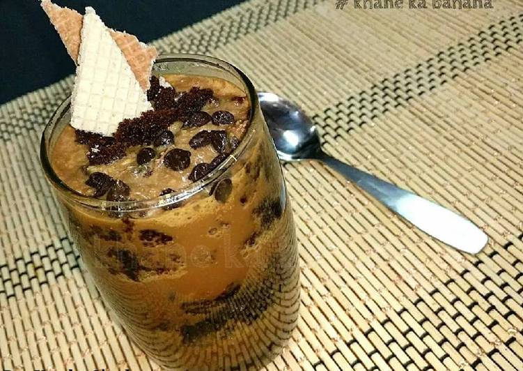 Easiest Way to Make Award-winning Frozen Chocolate Custard With Brownie