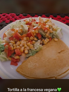 Una foto de Vegano: Tortilla a la Francesa 💚
