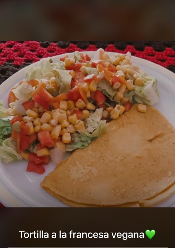 Una foto de Vegano: Tortilla a la Francesa 💚