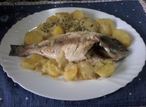 Foto principal de Dorada al vapor con patatas con Thermomix 👍