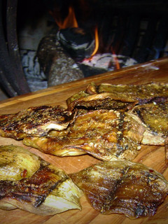 Una foto de Berenjenas a la parrilla