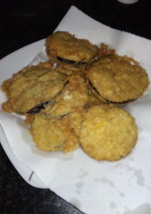Una foto de Berenjenas fritas