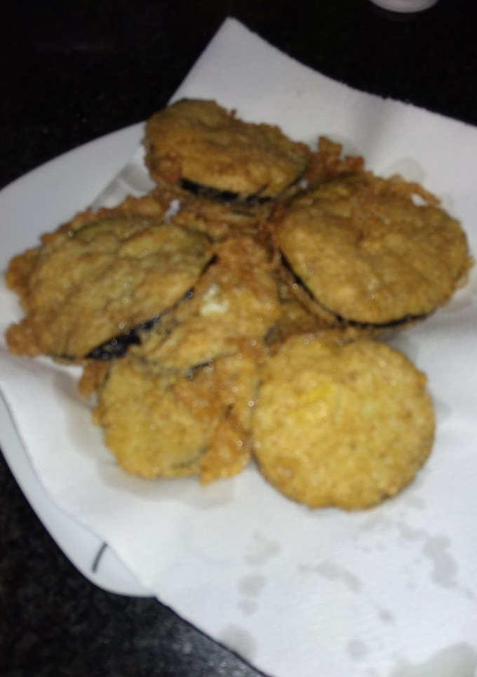 Una foto de Berenjenas fritas