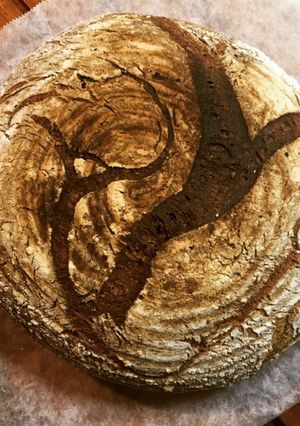 A picture of Rye Sourdough Bread.