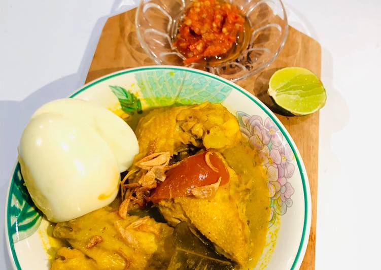 Resep 43🍒 Gulai ayam 🍗 fiber creme 🤫 ricecooker, Lezat Sekali