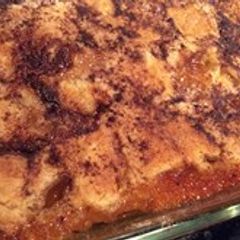 A picture of Quick Peach Cobbler.