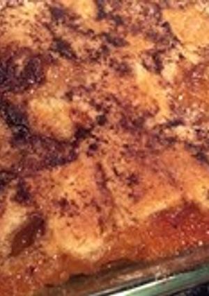 A picture of Quick Peach Cobbler.