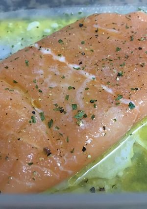 Foto principal de Salmón al microondas 🐟