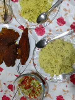 عکسی از دستور سبزی پلو با ماهی