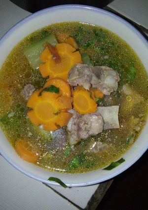 Hình của món Xương hầm bí.
