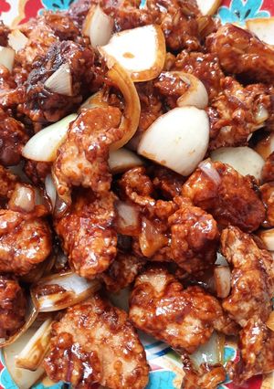 Foto resep Ayam Goreng Tepung Saus Mentega