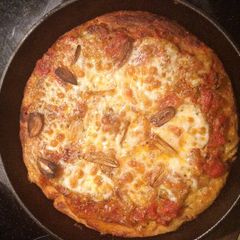 Overnight Focaccia Bread Pizza A picture of Overnight Focaccia Bread Pizza.