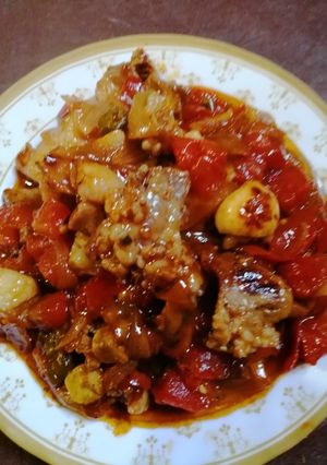 صورة لوصفة لحمة بالبندورة والحر