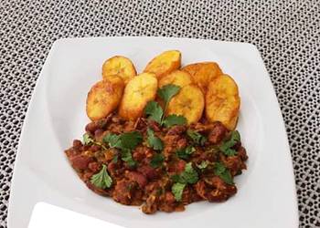 How to Cook Appetizing Spicy Beans fried plaintains