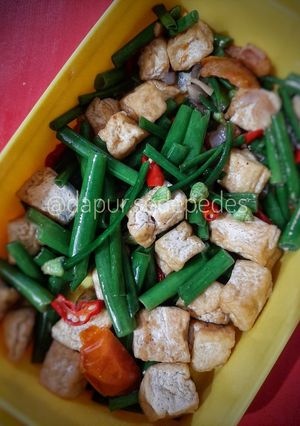 Foto resep Tumis Tahu Bunga Bawang