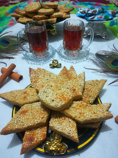 عکسی از دستور کلوچه کنجدی