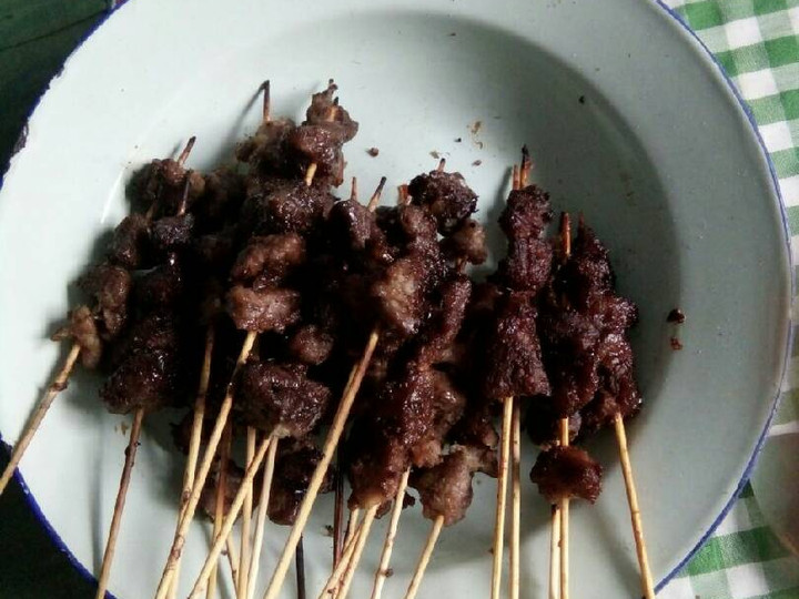 Cara Buat Sate Daging Simple Irit Anti Gagal