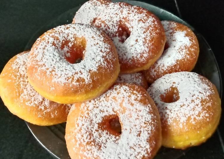 Resep Donat pumpkin, Enak Banget