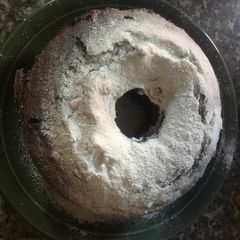 A picture of Cinnamon Banana Almond Raisin Cake.