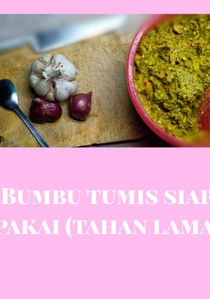 Foto resep Bumbu tumis instan siap pakai "tanpa minyak" healthy
