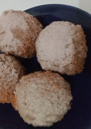 Foto resep Bola Bola Ubi Lumer Toping Milo