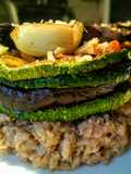 MONTADITOS Vegetales sobre Atún con Limón...!