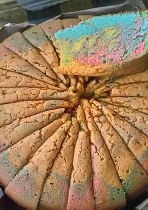 Foto resep Sponge Cake Pelangi