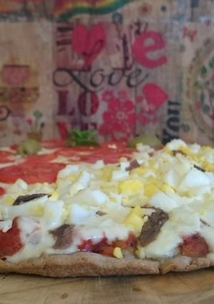 Una foto de Pizza de harina de trigo serraceno