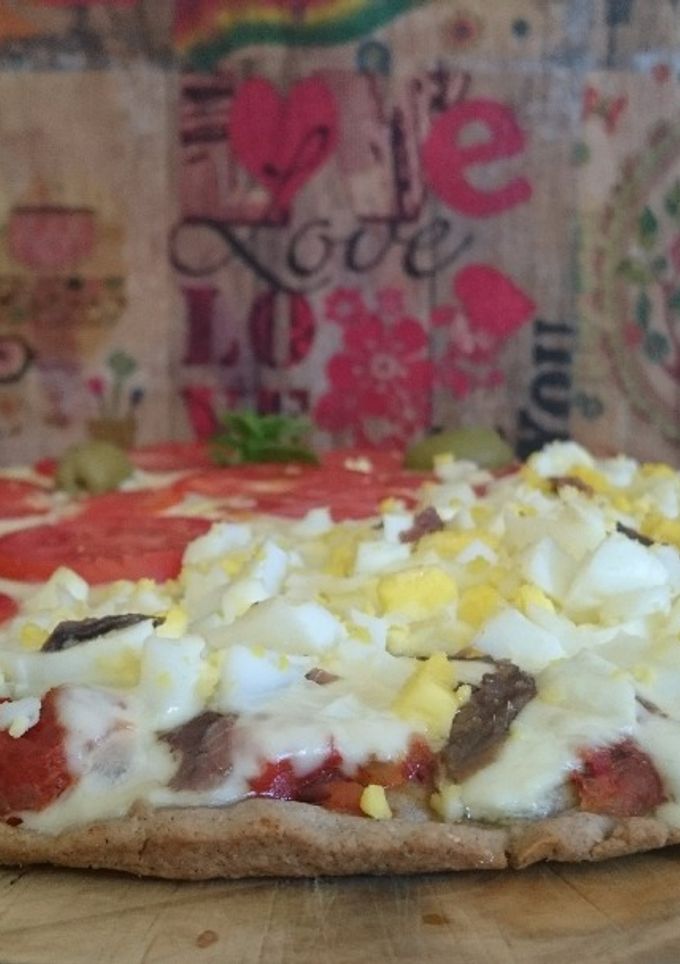 Una foto de Pizza de harina de trigo serraceno