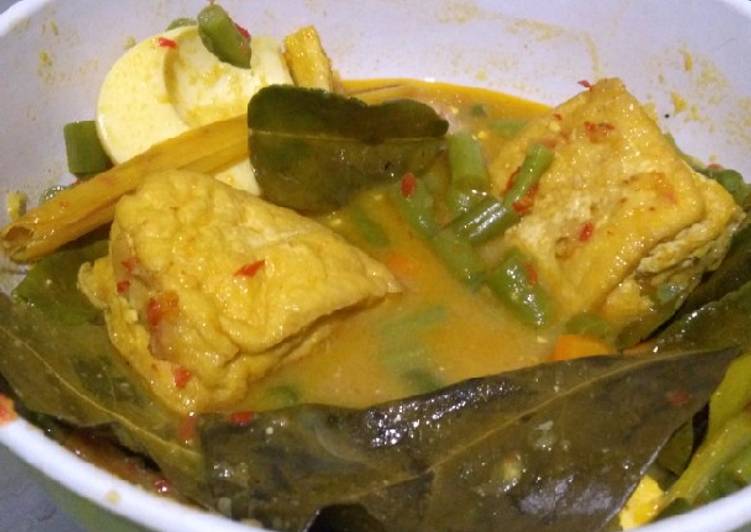 Resep Tahu telor kari yang Sempurna