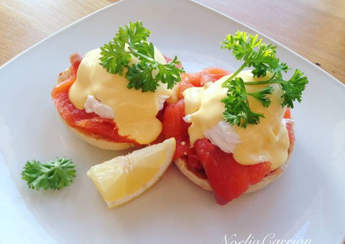 Huevos royalties!! ?? Eggs Royale (o benedictinos) Receta de  Foodme_NoeliaCarrion- Cookpad